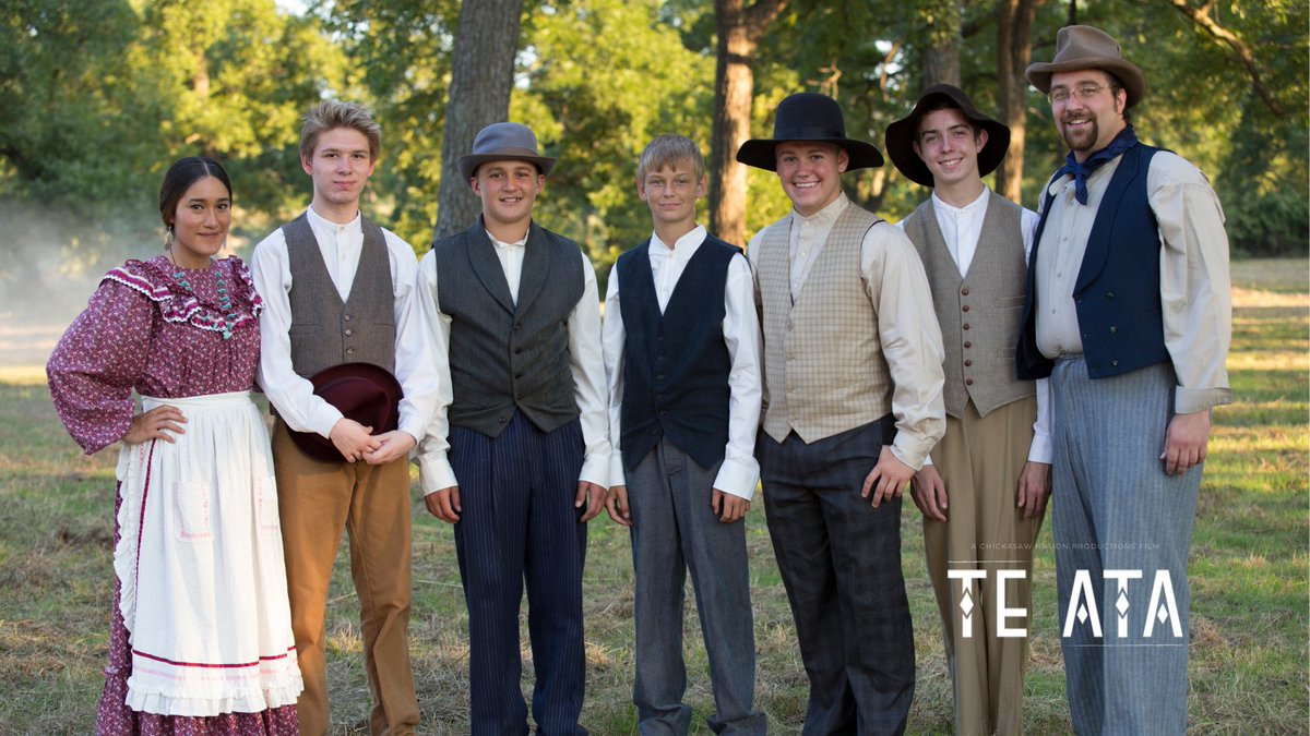 ChickasawFilms's tweet photo. There's always something inspiring to be
a part of, which is why we do what we do! These
behind-the-scenes stills are from Te Ata. Recognize
anyone you know?

#ChickasawNationProductions #ChickasawFilms
#TeAta #TeAtaMovie #NativeAmericanHeritageMonth https://t.co/PHrnPRsrAz