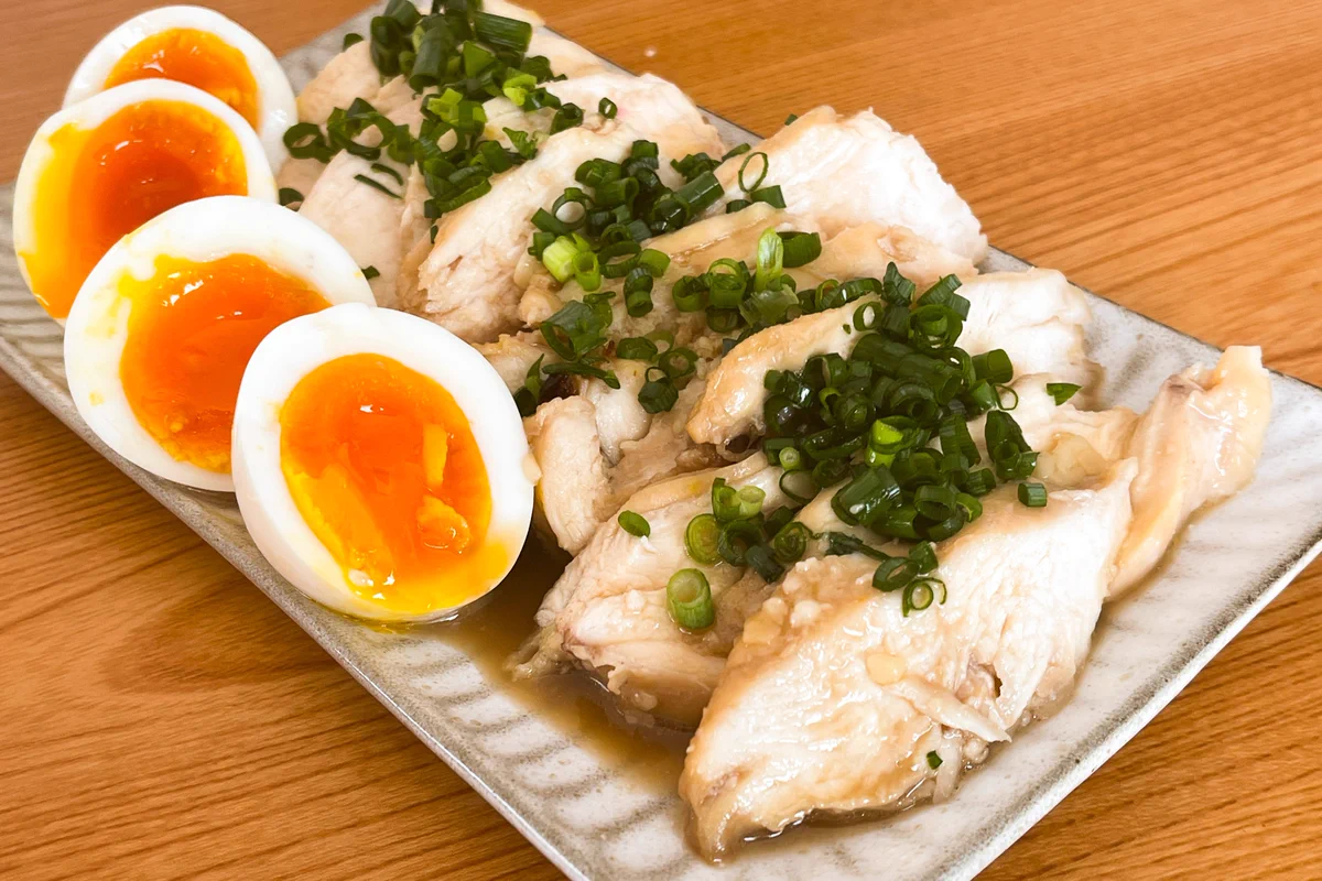 レンジで作れる！鶏むね肉チャーシュー！はやい、安い、うまいの３拍子が揃っています！