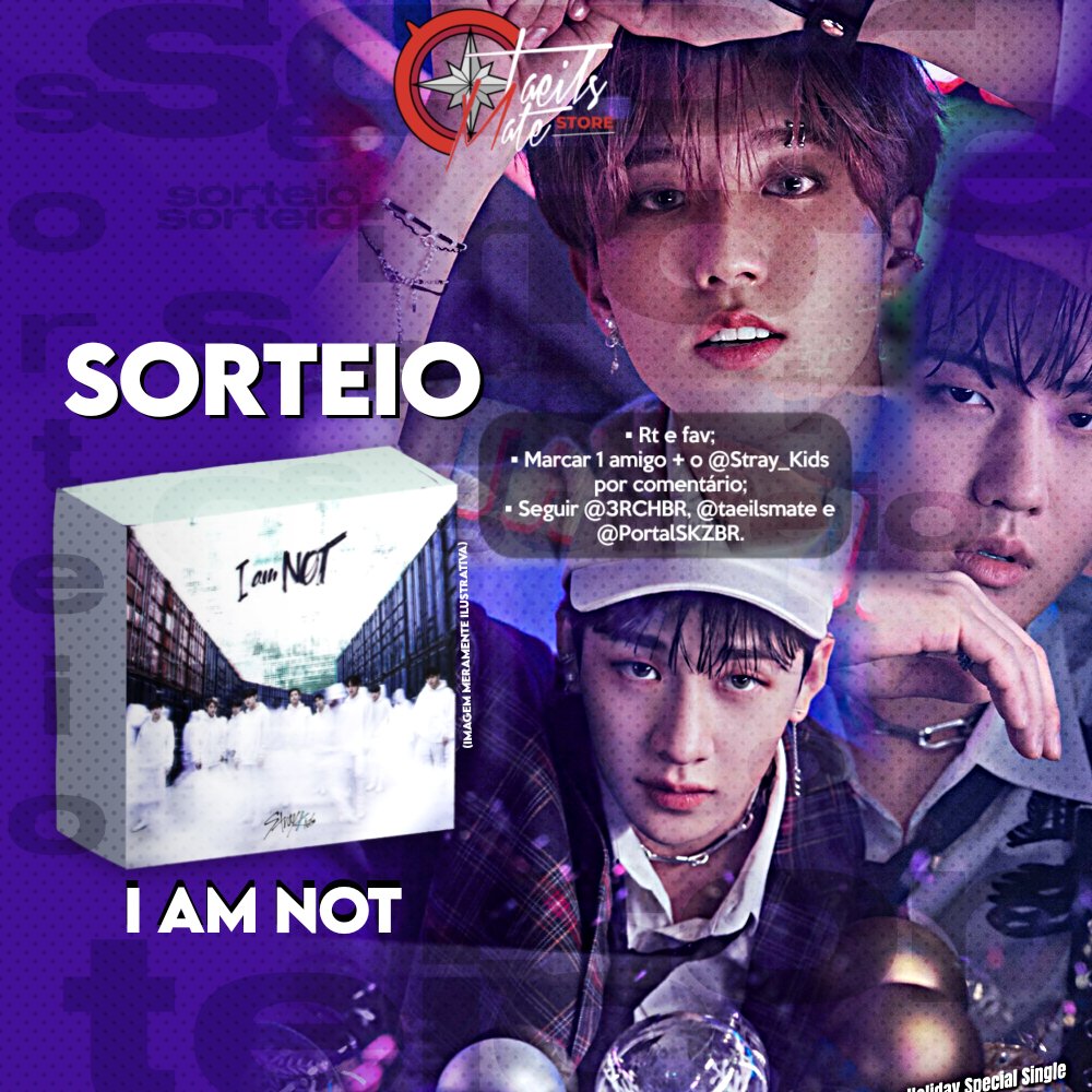 taeilsmate's tweet image. SORTEIO DE UM ÁLBUM STRAY KIDS - I AM NOT

• Regras:

- RT e FAV nessa publicação.
- Marcar 1 @ + @Stray_Kids
- Seguir @3RCHBR, @taeilsmate e @PortalSKZBR
 
Só o álbum, random. 
Resultado dia 26/11 às 19hrs. 
Boa sorte à todos 💜