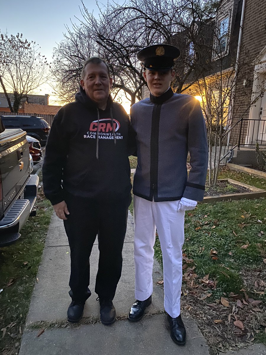 pvikiernan's tweet photo. Taking time out of his holiday to recruit the next group of @VMI1839 Keydets at @PaulVICatholic! 🖤💛🐾 #rahvamil❤️💛 #PVIPantherPride #TeamPVI @DrOpferPVI  @J_Vorbach @PVIAlumni https://t.co/AvDVjdatDE
