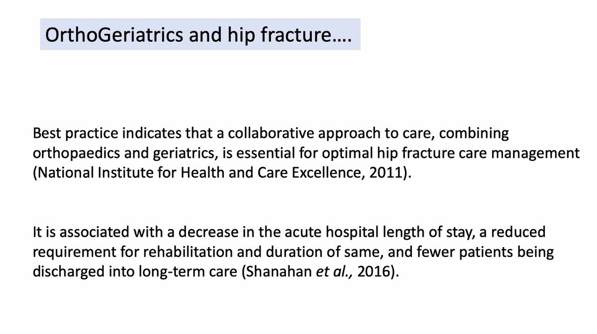 TCDGerontology's tweet image. Very clear messages by our own Dr Rosie Lannon @RosieRosie78 for our Frailty Module students today. 

Management of hip fractures ---&amp;gt; #CodeHip

Rehabilitation ---&amp;gt; ASAP!

#orthogeriatrics @stjamesdublin