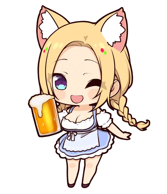 ディアンドル風デフォルメアキロゼの差分が色々作れてしまったのでまとめてアップしておきます🍎
フリー素材ではないよ
#アロ絵 
#Akimage
#麦ジュースフェスト 
#akirosebeerfest 