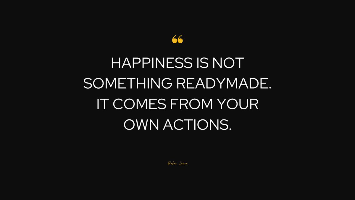 LewisBrothersP1's tweet photo. Enjoy today ​​✨ “Happiness is not something readymade. It comes from your own actions.” - Dalai Lama

#SundayFeeling #GoodVibes #Quote #Inspirationalquote https://t.co/fX4Mx1oLCM