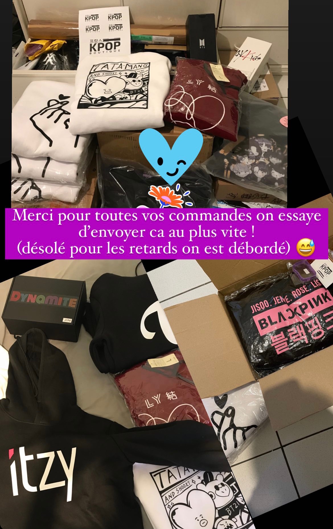 Kpop boutique vêtements sale