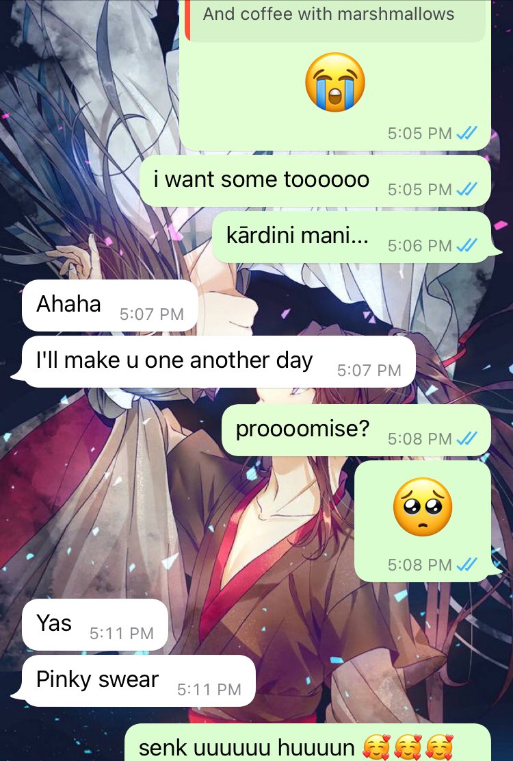 DaedaleanDaemon's tweet photo. have i gained quite a lot of weight? yes 
have i gained back some part of my life and personality?
also yes
has this led me to getting an adorable and loving bf?
fuck yeah! 

also i can actually enjoy convos like this 🥰 https://t.co/NzwCi0HfqI
