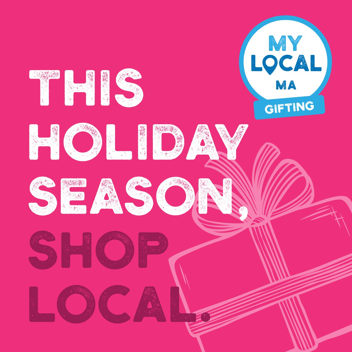 MassEOED's tweet image. The #MyLocalMA campaign continues to encourage Massachusetts residents to choose local when they shop, eat, and travel.

When you do your holiday shopping, support small businesses! Local is jollier. #BuyInMA 🎁: lovemylocalMA.com
