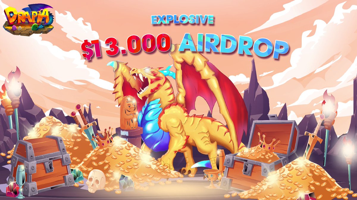 Massive Drapia $13.000 Airdrop is Open Now💥
👉 Only few task and earn $DMV 👏👏
👉 Join us right now: airdrop.drapia.io

#Airdrop #BinanceSmartChain #FREEcoin #Binance