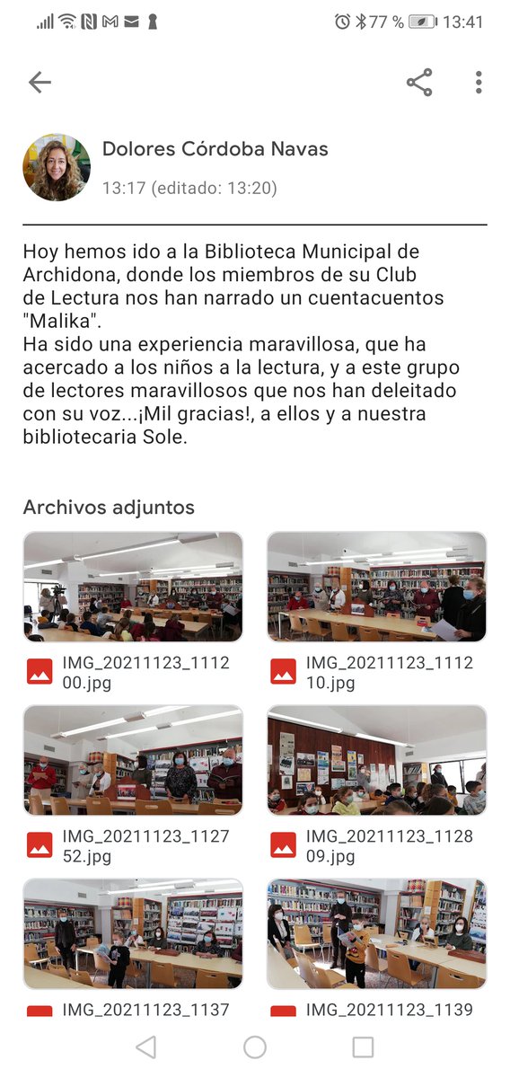 Primera sección de #cuentacuentos Malika, la más pequeña de la manada  de @beapinpaz.escritora,  en la #biblioteca  de #Archidona , a cargo del #ClubDeLectura 🙂