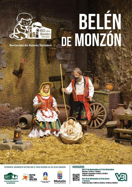 ¡¡El próximo sábado 27 de diciembre sobre las 17:30 horas se inaugura y abre el Belén de Monzón!!

Declarado de interés turístico.

#Belen #Navidad2021 #Monzón