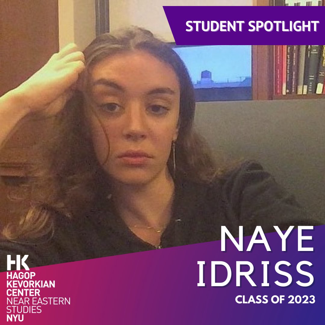 NYU Kevorkian Center on Twitter "StudentSpotlight Naye Idriss was