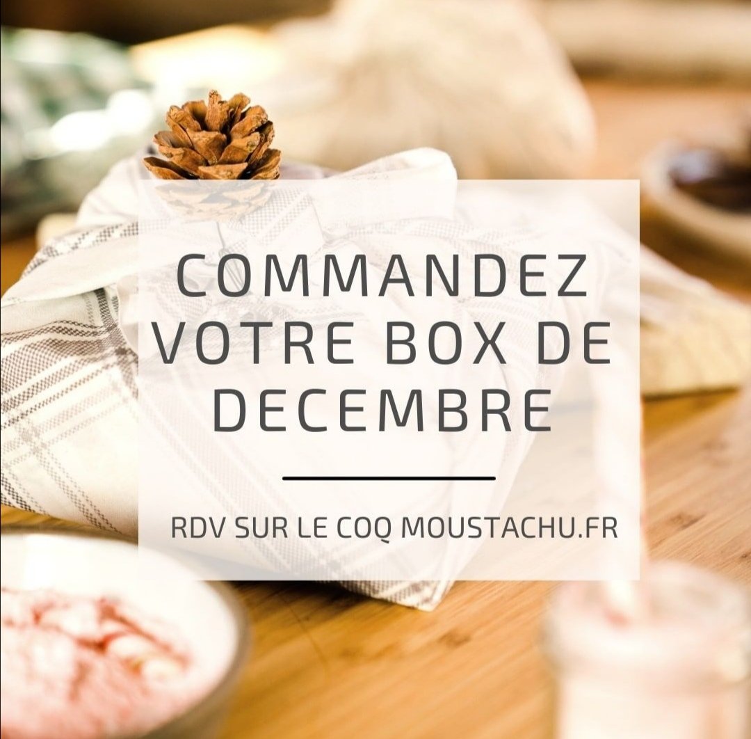 LeCoqMoustachu's tweet photo. Toujours pas d'ididée cadeau de Noël ? 🎄🎁
reçois une Box apéritive, gourmande et savoureuse. Parfaite pour partagrr un apéro Franco-Portugais 🇵🇹🇨🇵 en famille, entre amis ou entre collègues.
#lecoqmoustachu #boxdumois #boxsurprise #madeinFrance #madeinPortugal #apérotime https://t.co/FS8CxNpWB5