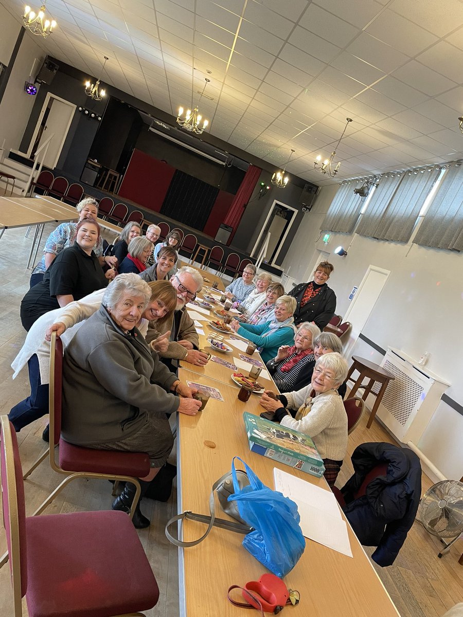 tinytoone1986's tweet photo. Great afternoon supporting @AgeUK_Barnsley at the first Coffee &amp; Conversation group at the Miners Welfare in Worsbrough. This new group is the result of one meeting between Tracey and a trustee of the building -amazing things happen when you bring the right people together 🙌🏻 https://t.co/vlQ06e8b8c
