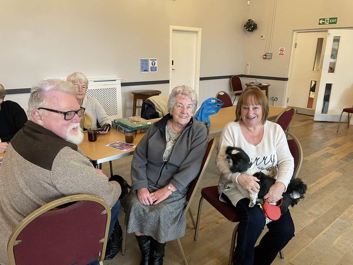 tinytoone1986's tweet photo. Great afternoon supporting @AgeUK_Barnsley at the first Coffee &amp; Conversation group at the Miners Welfare in Worsbrough. This new group is the result of one meeting between Tracey and a trustee of the building -amazing things happen when you bring the right people together 🙌🏻 https://t.co/vlQ06e8b8c
