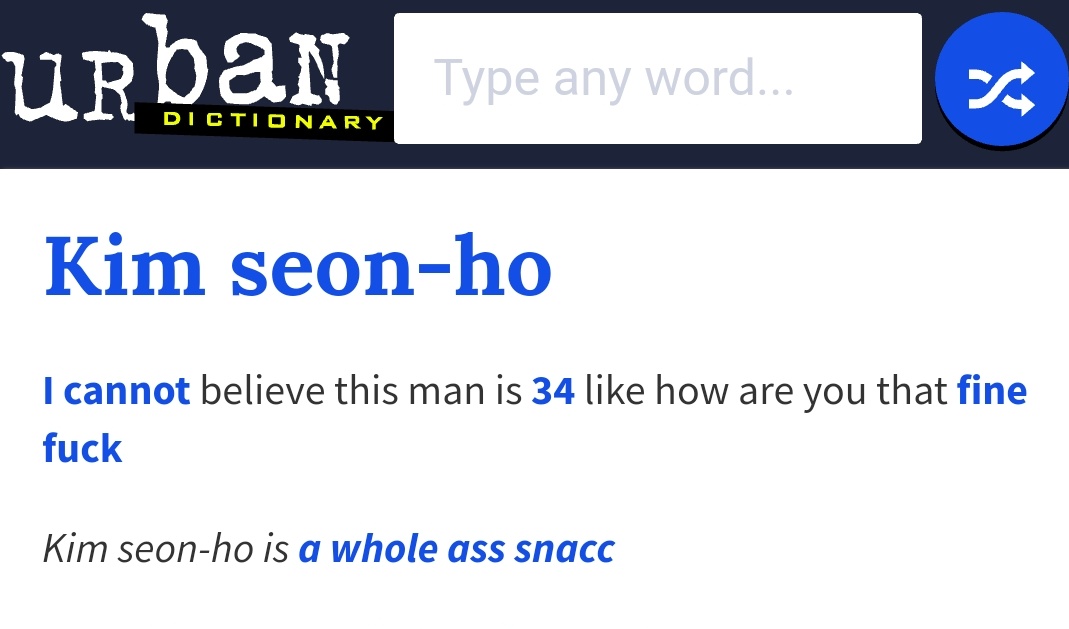 uriseonshine's tweet photo. urban dictionary is so popular on ig stories so i tried searching for seonho's 🤣🤣 https://t.co/bY3GT1hsbb