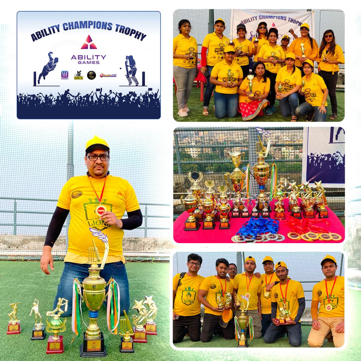 Ability__Games's tweet photo. When it comes to enjoying we just know how to do it! 
Ability Games indulged in cricket and different games to get the winters started! https://t.co/vCtvgeal7L