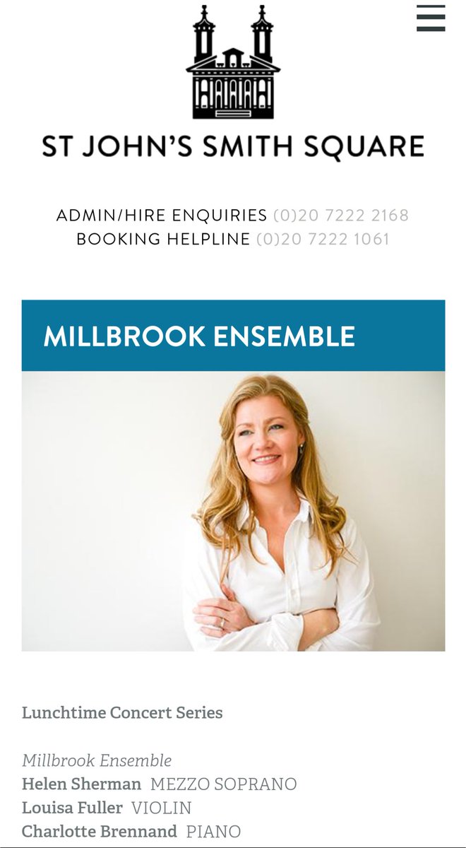 Helen_Sherman's tweet image. Monday 29/11, 1.05pm @StJohnsSmithSq please join us for this beautiful programme of Bridge, Britten, Clarke and Grainger. shar.es/aWwSXX