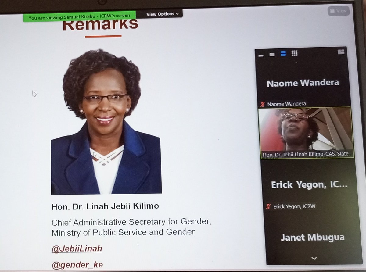 NaomeWandera's tweet photo. Hon. Dr. Linah Jebil Kilimo has just launched the WEE COP in Kenya @gender_ke @eyegonk @ICRWAfrica 👏👏 https://t.co/yRH4EXp0vq