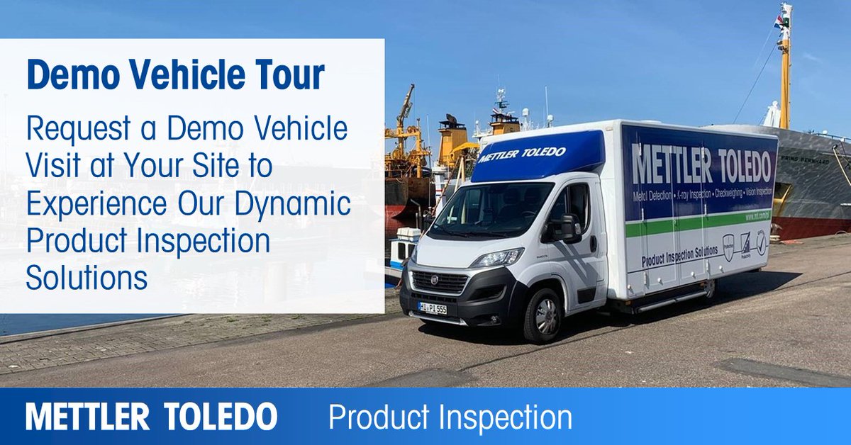 mettlertoledo's tweet image. Interested in live demos on your doorstep? Have the #productinspection #demovehicle visit your plant!  okt.to/RP6Jn8