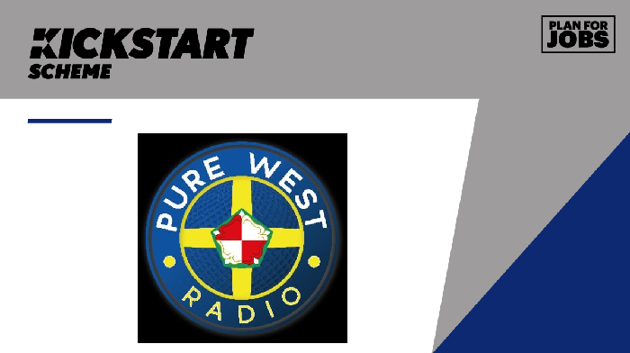 JCPinWestWales's tweet photo. Are you aged 16 to 24 and receiving Universal Credit? Contact your Work Coach for details on this #Kickstart opportunity:
Trainee Media Sales (Admin) @purewestradio #Haverfordwest
See: https://t.co/QhZ37ERIHy
#KickstartCymru #KickstartPembs https://t.co/fi9jQXOkbh