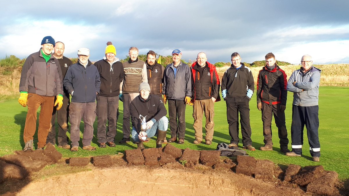 Tain Golf Club are pleased to announce that the Tuesday Volunteer Working Party have been awarded The Forbie Urquhart Trophy for 2021. 
The trophy is awarded to the member/members for their outstanding contribution and support of Tain Golf Club.