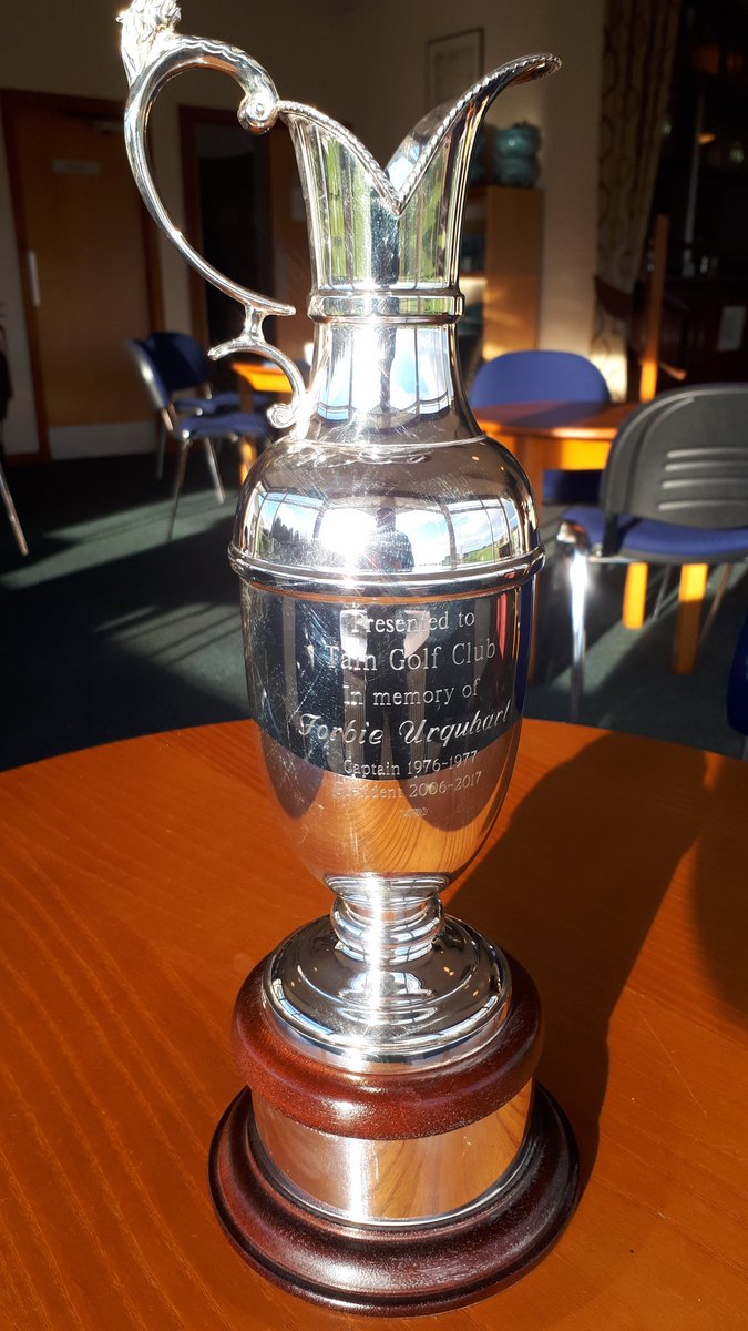 TainGolfClub's tweet photo. Tain Golf Club are pleased to announce that the Tuesday Volunteer Working Party have been awarded The Forbie Urquhart Trophy for 2021. 
The trophy is awarded to the member/members for their outstanding contribution and support of Tain Golf Club. https://t.co/be2rDWjGrs