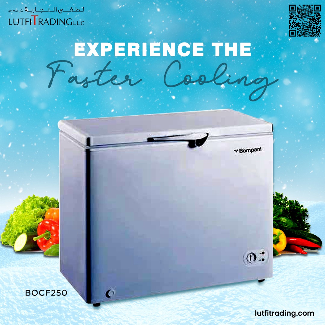 lutfitradingLLC's tweet photo. Now keep your food preserved and experience faster cooling with our must-have range of Bompani chest refrigerators.
So come meet all your storage & refrigeration needs with us.
Message for more inquiry.
.
.
#lutfitrading #bompani #chestfreezer #dubai #electronics #shoponline https://t.co/ZJwSO8Auck