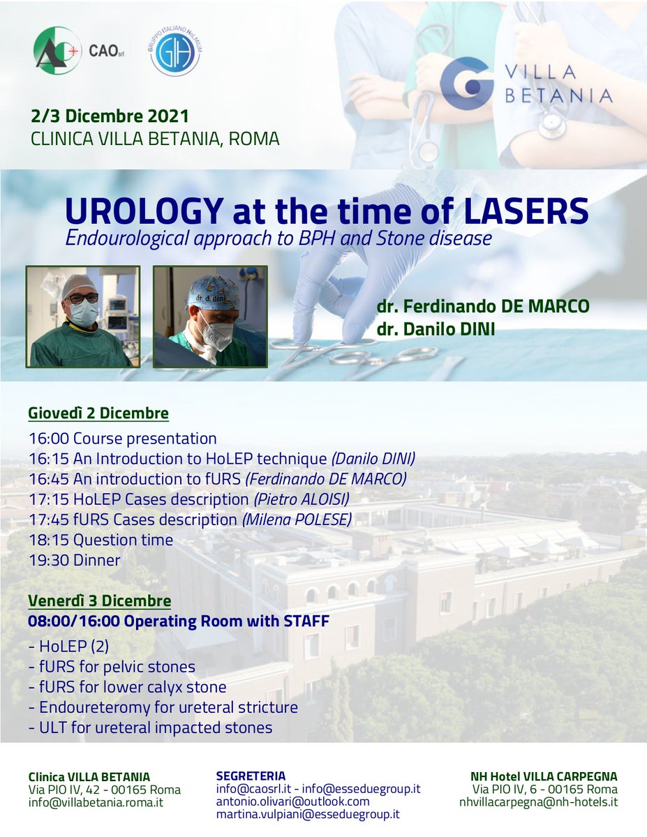 UROLOGY at the time of LASERS
#MosesTech #BPH #Stonedisease #HoLEP #fURS