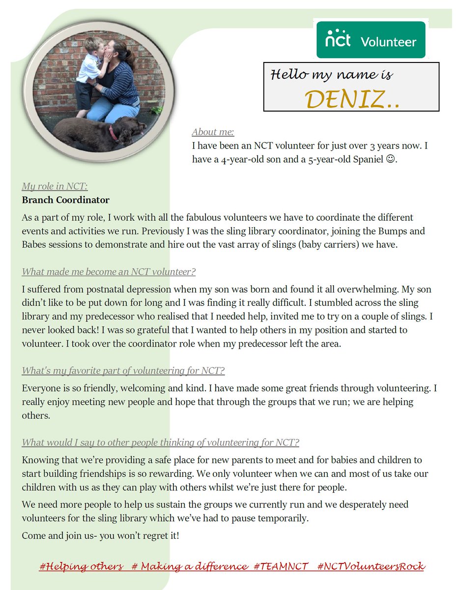 NCT_SAE's tweet photo. Deniz Erdem-Thank you for all your contribution and being a helping hand to the groups! We love the positivity you bring to the team with all those lovely smiles..
PS: We are always looking for new volunteers- please get in touch if you are interested...
#nctvolunteersrock https://t.co/f4r52Yv5ze