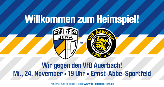 Hier findet Ihr alle organisatorischen Infos für das morgige Nachholspiel (24.11., 19 Uhr) gegen den <a href="/VfB_Auerbach/">VfB Auerbach</a>.

🔗 bit.ly/3nIPJuh

#FCCVFB #FCC #MehrAlsFussball