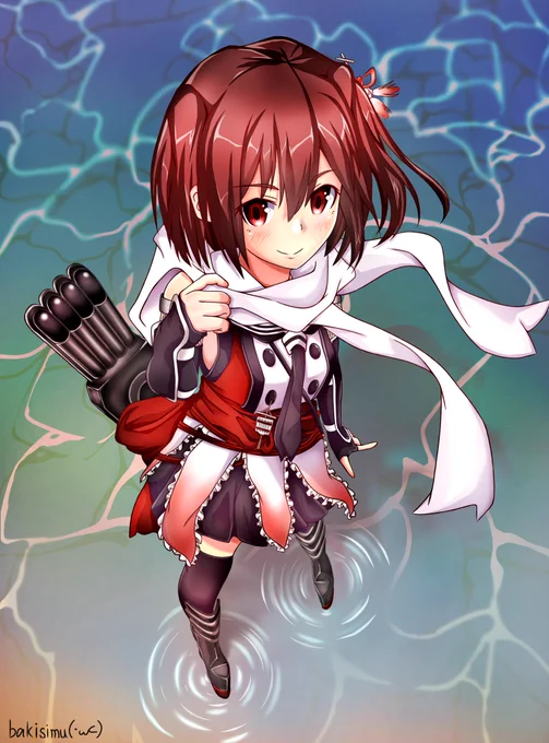 #いいツーサイドアップの日 #艦これ 川内(^q^) 