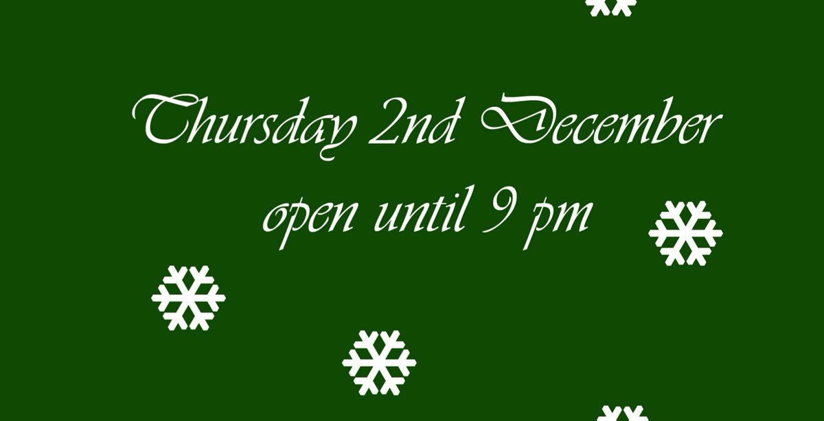 hadfields1755's tweet image. Late night opening comes to #macclesfield on Thursday 2nd December. We&apos;ll be open along with lots of other establishments in town, and @MacclesfieldTC has plenty arranged to bring festive cheer to the occasion.