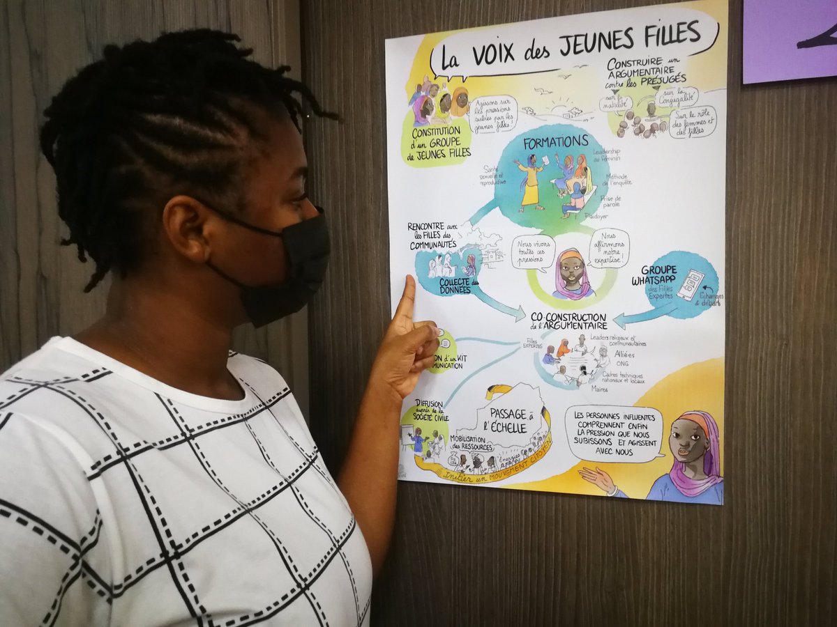 BintouMariamT's tweet photo. En tant que personne influente et jeune femme présente à la rencontre @Alliance_DS sur la défense des droits et la santé des femmes en Afrique, je comprends que nous devons agir sur les pressions subies par les jeunes filles. 
#Alliance2021
#ChangeLab
#DSSR https://t.co/0zQBzIUiUi