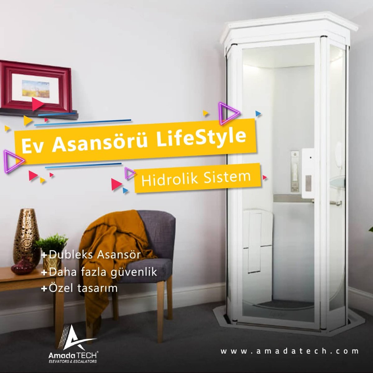 AmadaTECH's tweet image. #AmadaTECH Yeni Nesil Ev Asansör Sistemleri #DublexEvAsansörü 🛗 Sessiz, düşük enerji tasarruflu hidrolik sistem, emniyetli, güvenlik sistemli, Duruş kalkış hassas ve konforludur.
Amada TECH Asansör A.Ş 
#NewGenerationElevators 
amadatech.com
#VillaAsansörü #EvAsansörü