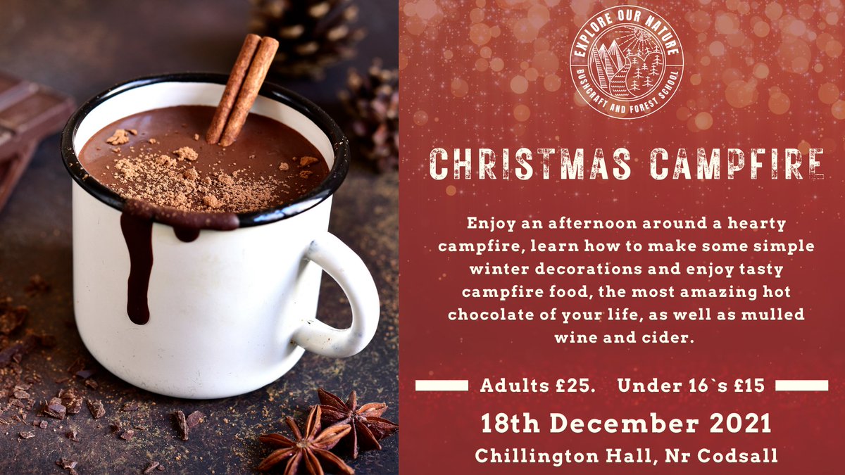 Want to disconnect from the wi-fi and reconnect with people and nature? Check out this immersive seasonal treat, taking place in woodland on the Chillington Estate this December! 
facebook.com/exploreournatu…