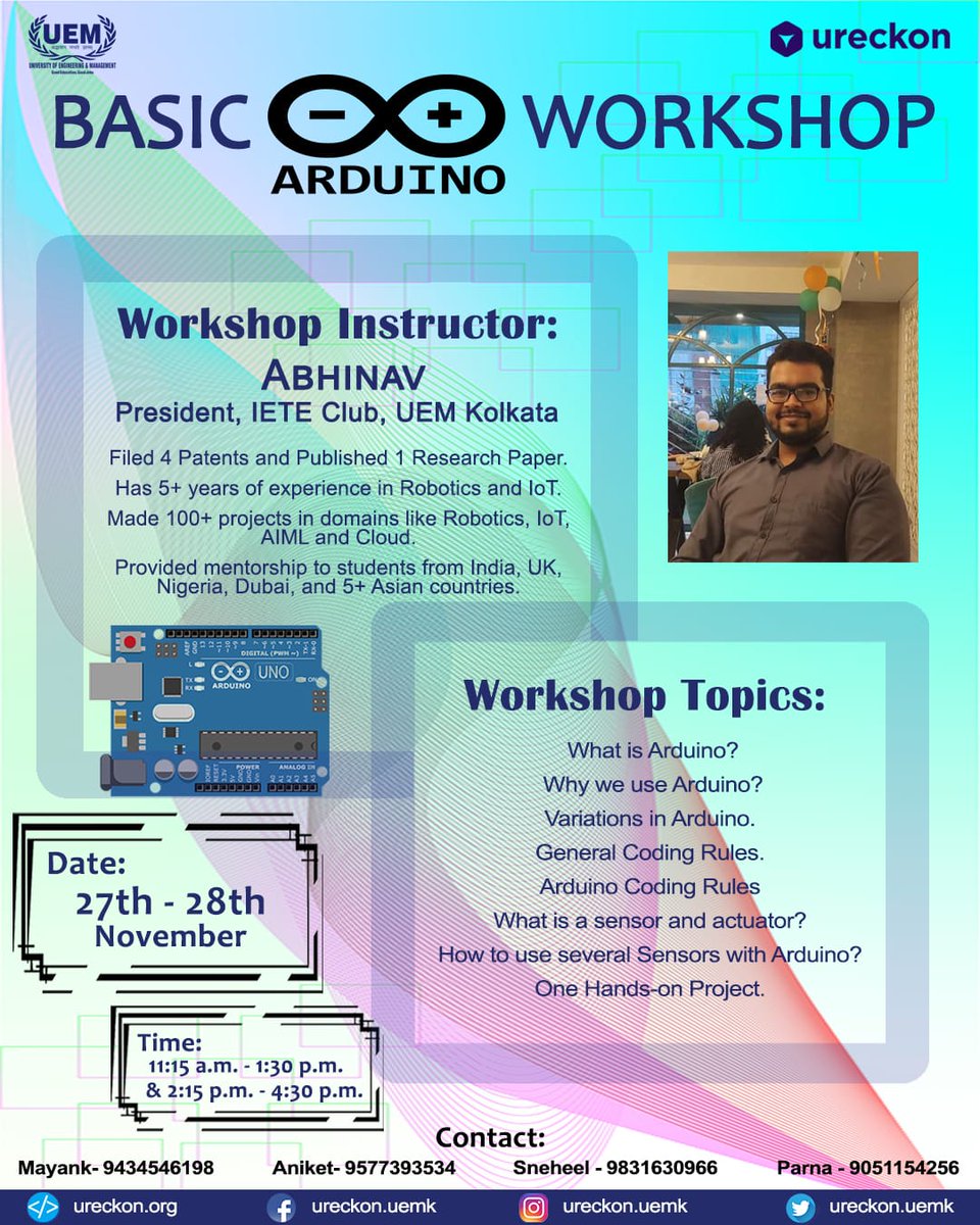 Ureckon, UEM Kolkata tweet media