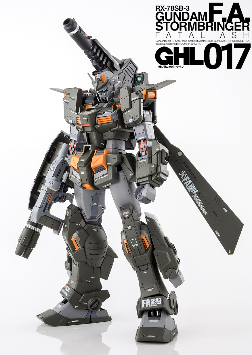 徹底改修塗装済み ＭＧ 1/100 ガンダムストームブリンガー Ｆ.Ａ.-