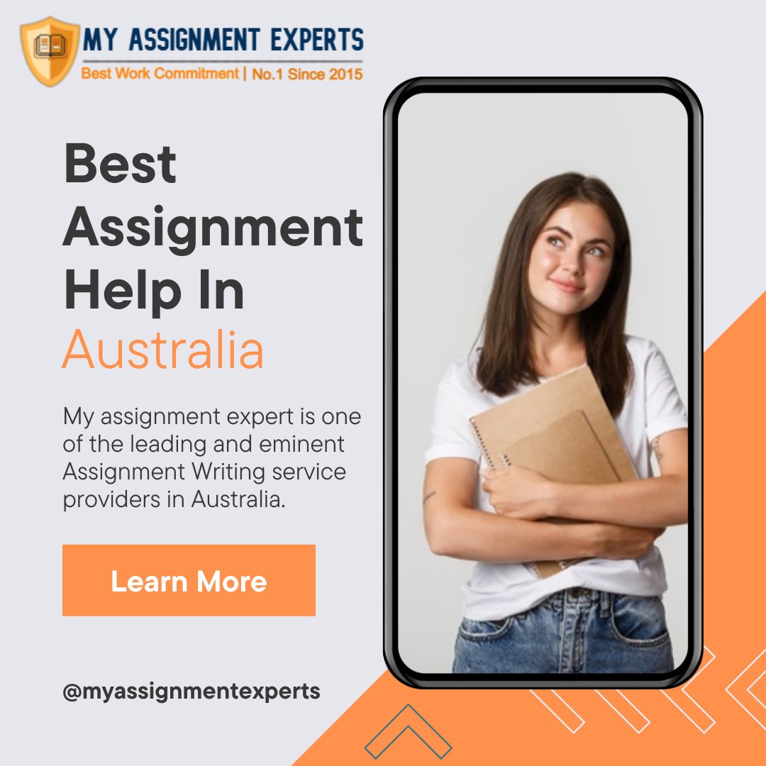 my_experts's tweet image. My assignment expert is one of the leading and eminent Assignment Writing service providers in Australia.
#myassignmentexperts
#onlineassignmentexperts