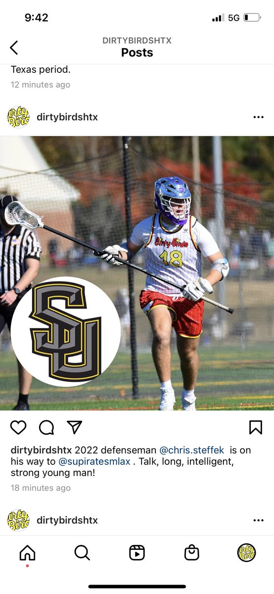 Chris Steffek 2022 Defenseman is on his way to <a href="/SUPirates/">Southwestern Pirates</a>.