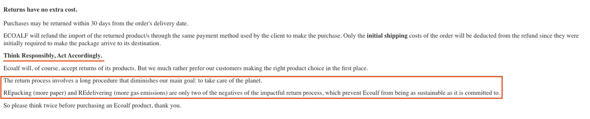 MakisOtman's tweet photo. Hi @ecoalf 👋🏼

I tried thinking responsibly and acting accordingly when within minutes of putting an order and realising I chose the wrong size, I emailed your team to change to a different size. Instead I got this response. Could you assist further with this? https://t.co/fBJGYVpb0L