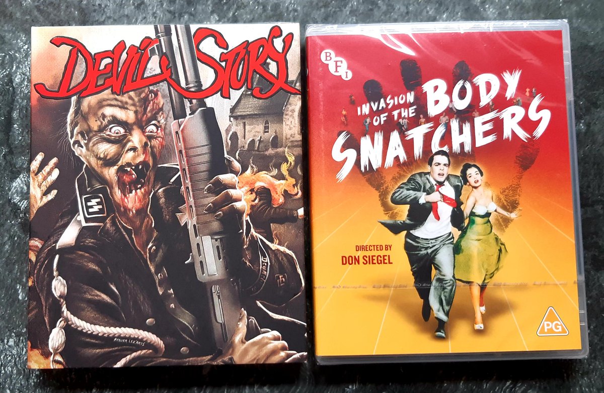 TheFilmFair's tweet photo. New additions on blu-ray... #DevilStory (1985 - Dir. #BernardLaunois) &amp; #InvasionOfTheBodySnatchers (1956 - #Dir. #DonSiegel) https://t.co/zENMtdiq7S
