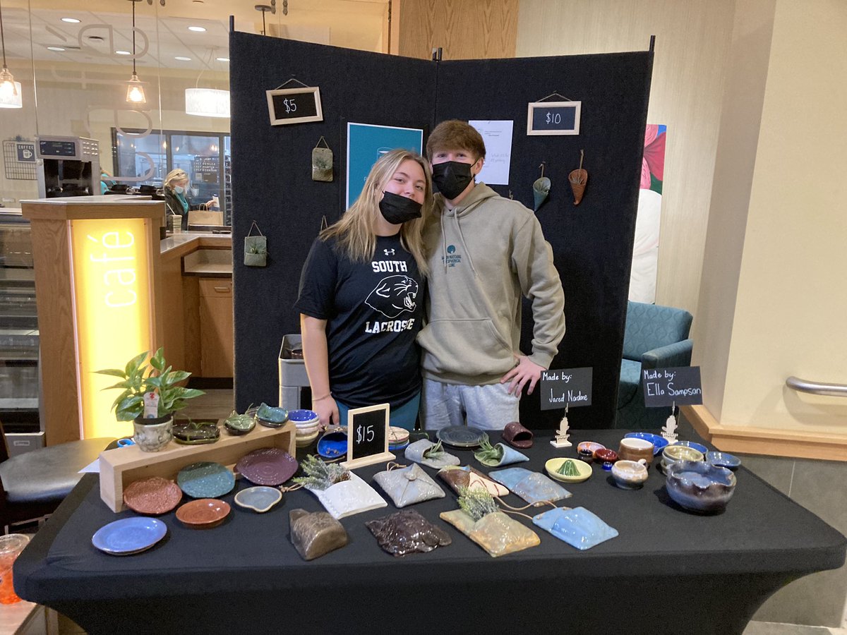 Wonderful morning @plymouthsouth great to see the Harvest Market return! Thank you culinary students &amp; staff and our in house artists! <a href="/Rush4theArts/">Rushell Kwong</a>