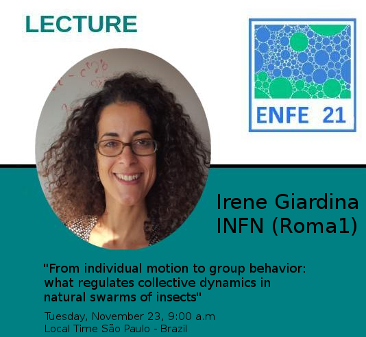 We will start shortly (9:00 am - Brazil Time - São Paulo) with the plenary of Irene Giardina. We are already waiting for you! 

#enfe21 #womeninscience #interdisciplinarity