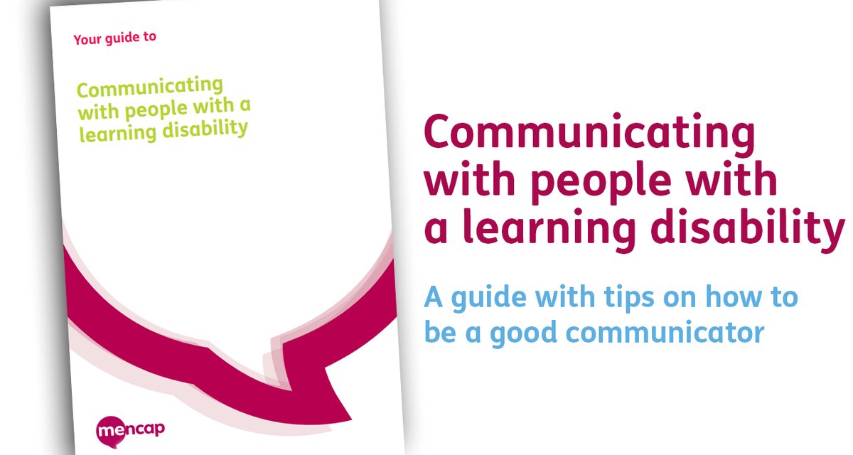 mencap_charity's tweet photo. If you want to find out more tips for communicating with someone who has a #LearningDisability, visit our website. 💻

Find our guide on our #Mencap75 #TalkToMe page here: https://t.co/ldE2UIWTXJ 👈 7/7 https://t.co/naSba2OgrD