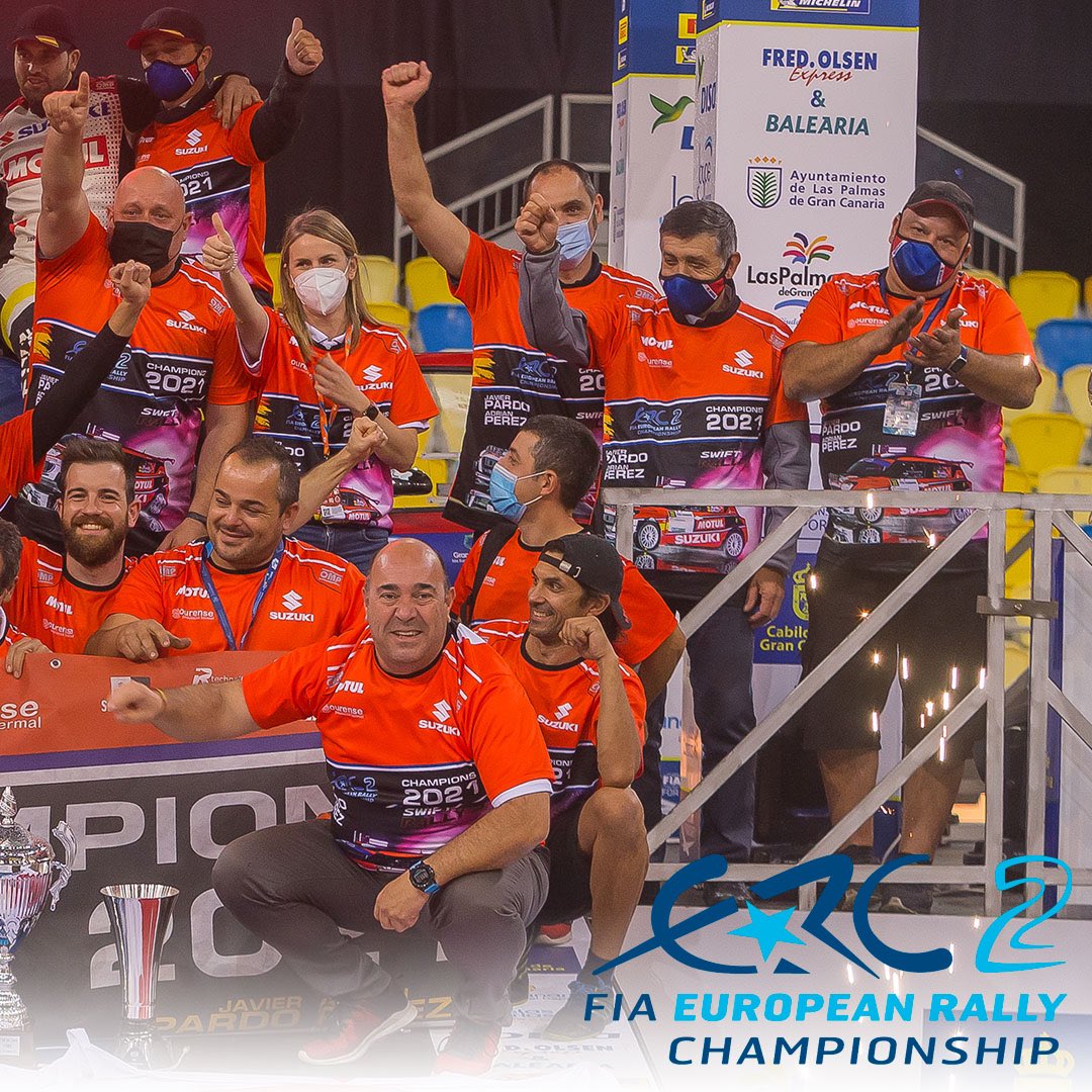 What a great weekend and how great the Suzuki family is! #rallyislascanarias #R4 #Rally2Kit #Suzuki #Swift #SwiftSport #R4LLY #fiaerc #PoweredByMotul #ourense <a href="/inordeourense/">Inorde</a> <a href="/oreca/">ORECA</a> <a href="/rislascanarias/">Rally Islas Canarias</a> <a href="/fiaerc/">FIA European Rally Championship</a>