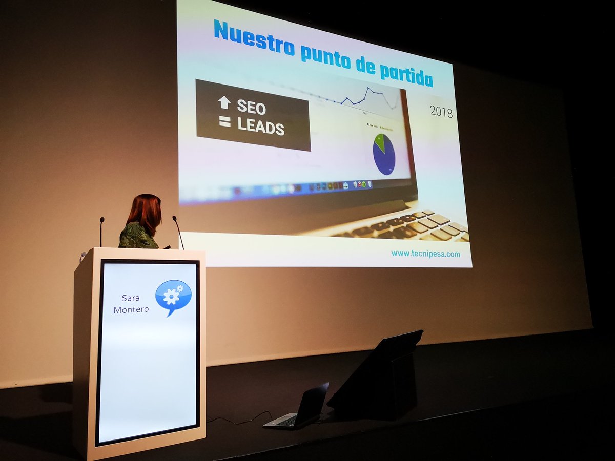 El problema principal era que no convertiamos a lead y que nuestro % de rebote era grande. Sara Montero de <a href="/Tecnipesa_ID/">Tecnipesa</a> en #indusmedia