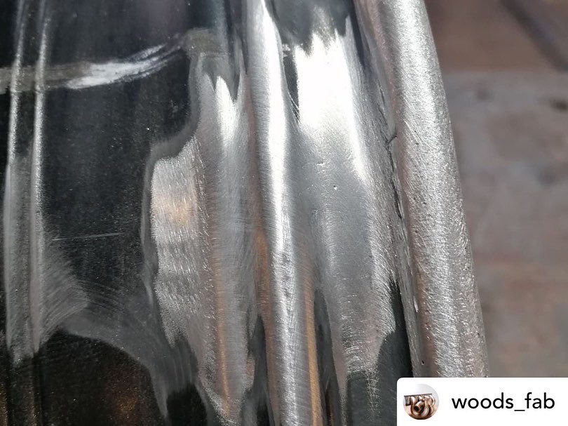 Parweldltd's tweet photo. Now you see it… now you don’t! Or as Ben says ‘’Phil MaCrackin’’ 🤣
Great repair!
#AlloyWheelDamage #AlloyWheelRepair #BuckledWheel #PotHoleDamage #Welding #TIG #Parweld #Fabrication https://t.co/x8G5zDH9jv