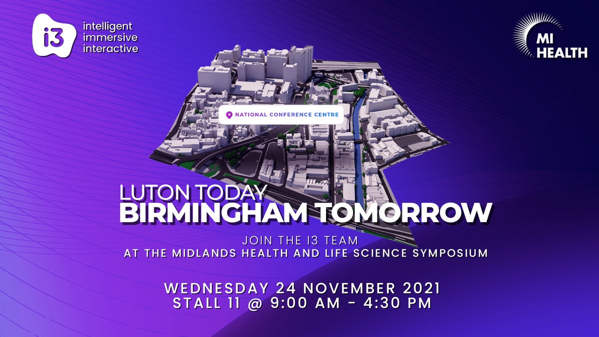 i3Simulations's tweet photo. Tomorrow, we are attending the #MidlandsHealth &amp; Life Science Symposium at The National Conference Centre, Birmingham, to explore how our capabilities in digital can lead to innovative solutions for public health and workforce training.

https://t.co/zExEVC2B4G

@MedilinkEM https://t.co/B29oJZg0ER