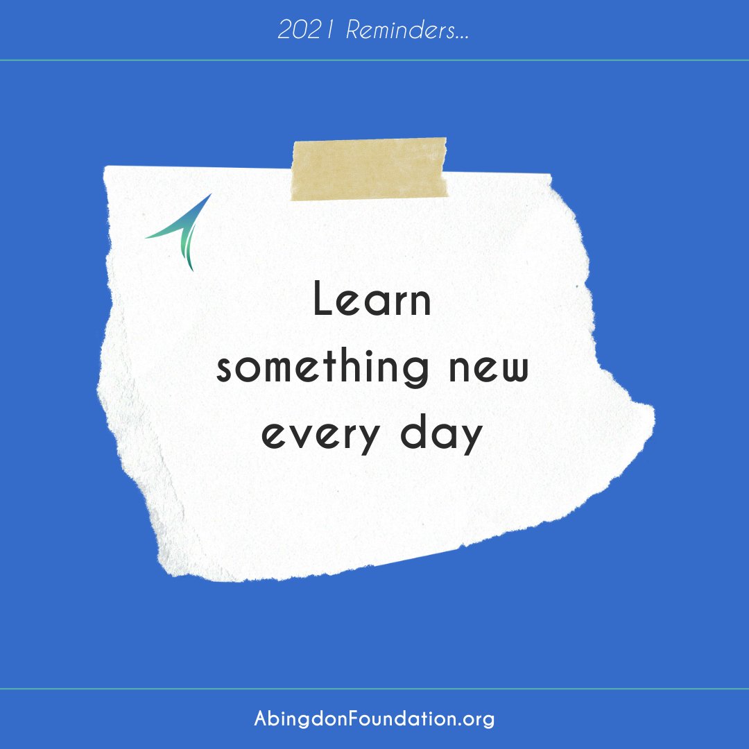 AbingdonFdn's tweet photo. We love learning - it opens opportunities to great things. What have you learned today?

#education #steam #stem #science #technology #engineering #arts #mathematics https://t.co/vD2bPdcIcE