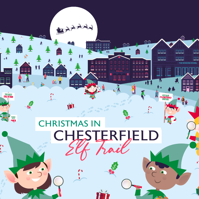 ChesterfieldBC's tweet photo. 🎅🔍| The Christmas elves are returning to Chesterfield – find them in windows around the town centre!

Find all the elves and you could be in with a chance of winning an annual family pass to Matlock Farm Park.

#LoveChesterfield