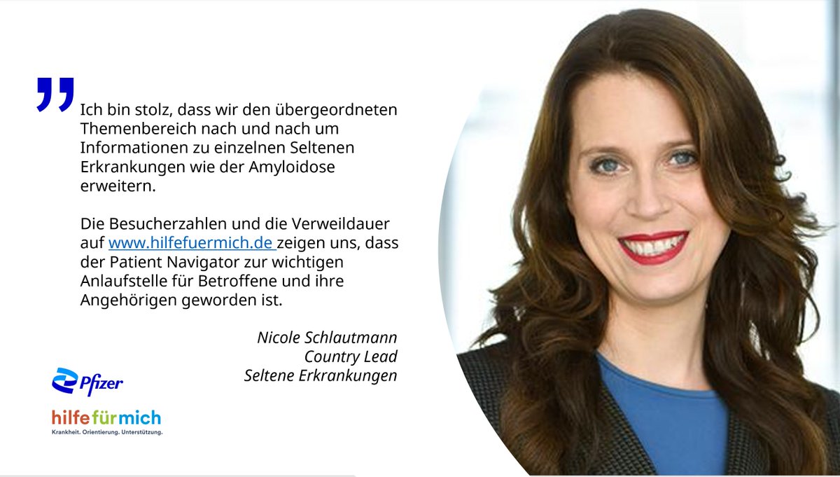 Neu bei Hilfe für mich: Rat und Hilfe rund um die #SelteneErkrankung #Amyloidose. Unser Online-Wegweiser bietet Antworten rund um Gesundheit &amp; Krankheit, gemeinsam erstellt mit Patient:innen &amp; Mediziner:innen: hilfefuermich.de/amyloidose
#RareDisease #PatientCentricity